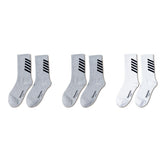 V1AZ Socks (3 PACK) 2 pcs gray 1 white, One Size - Streetwear Socks - Slick Street