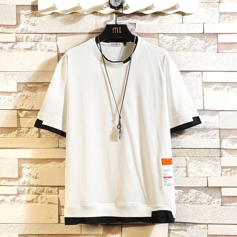 BlackTipe MA2 Double Layer T-Shirt White, XS - Streetwear T-Shirts - Slick Street