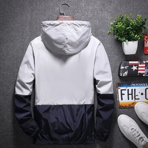 Embrace Two Half Color Jacket ,  - Streetwear Jacket - Slick Street