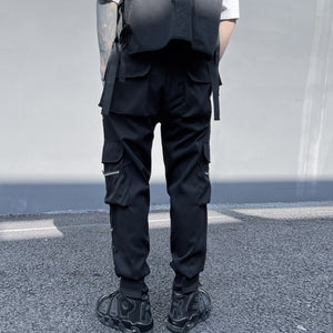 VXR1 Reflective Cargo Pants ,  - Streetwear Cargo Pants - Slick Street