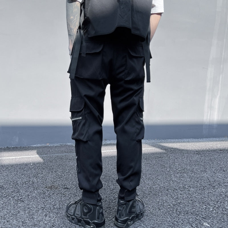 VXR1 Reflective Cargo Pants ,  - Streetwear Cargo Pants - Slick Street