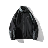 PPDADJIA Windbreaker Jacket Black, XS - Streetwear Jacket - Slick Street