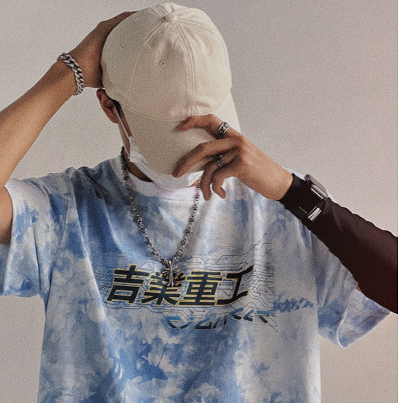 Graffiti Tie-dye T-Shirt ,  - Streetwear T-Shirts - Slick Street