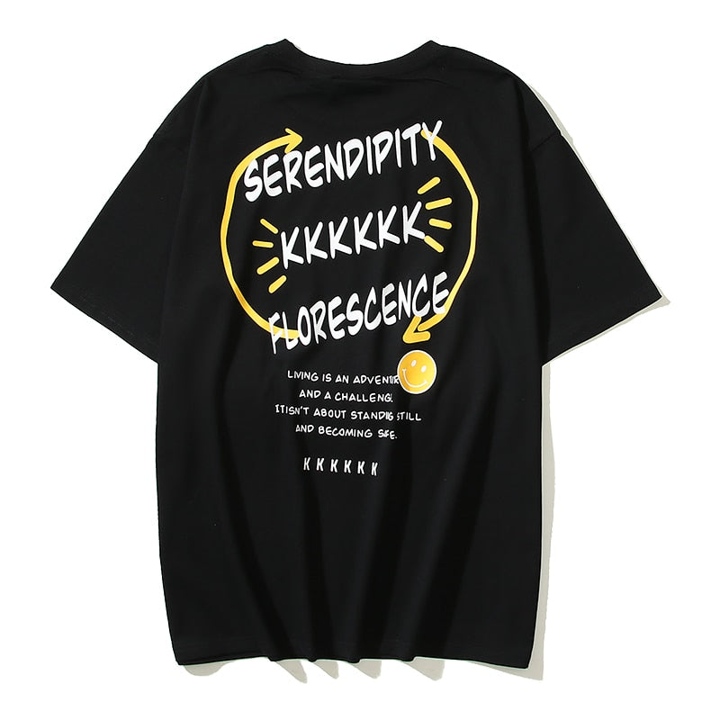 Mysterious SERENDIPITY T-Shirt Black, XS - Streetwear T-Shirt - Slick Street