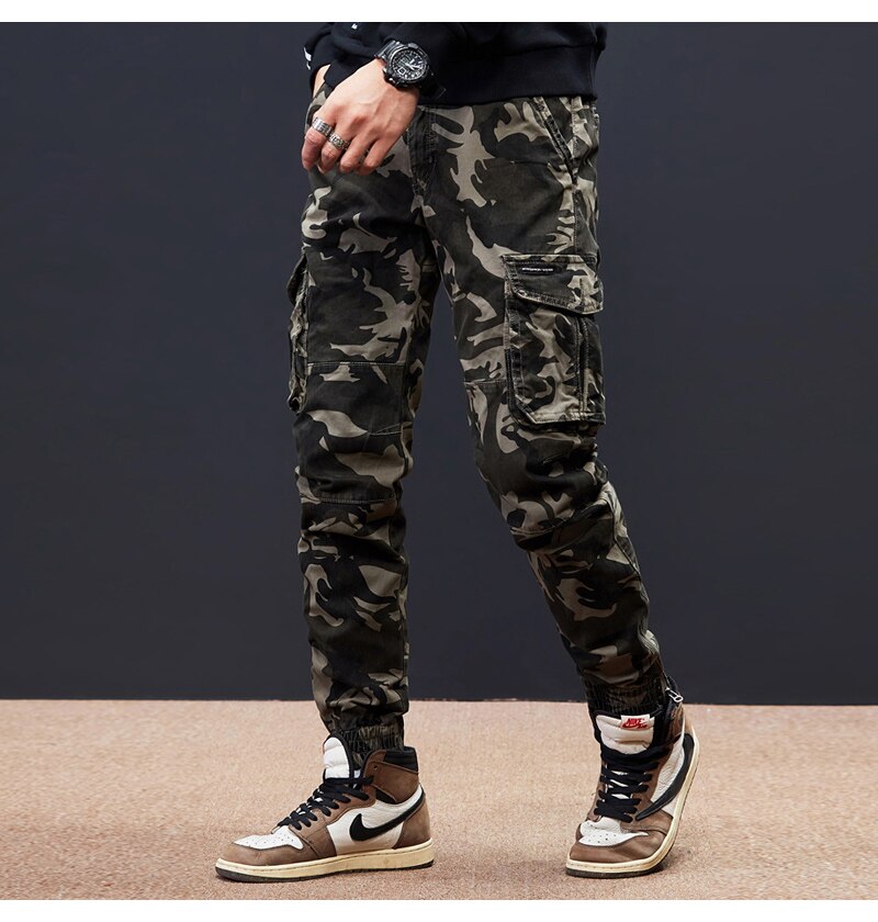M1 Military Skinny Cargo Pants ,  - Streetwear Cargo Pants - Slick Street