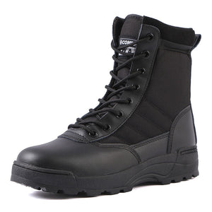 Delta Commando High Length Boots Black, 36 - Streetwear Shoes - Slick Street
