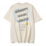 Mysterious SERENDIPITY T-Shirt White, XS - Streetwear T-Shirt - Slick Street