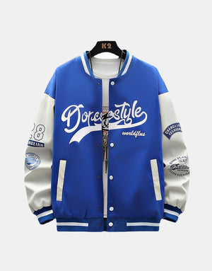 Worldflus Varsity Jacket ,  - Streetwear Jacket - Slick Street