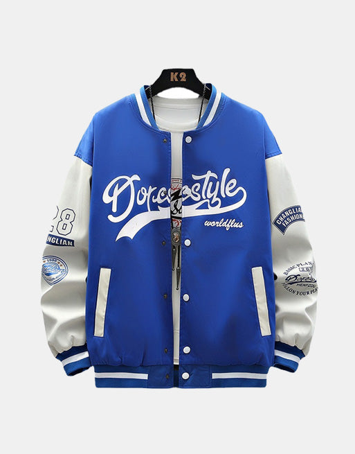 Worldflus Varsity Jacket ,  - Streetwear Jacket - Slick Street