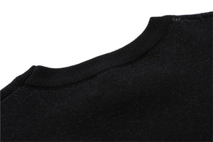 Vintage Japanese Anime Girl Knitted Sweater , - Streetwear Sweatshirts - Slick Street