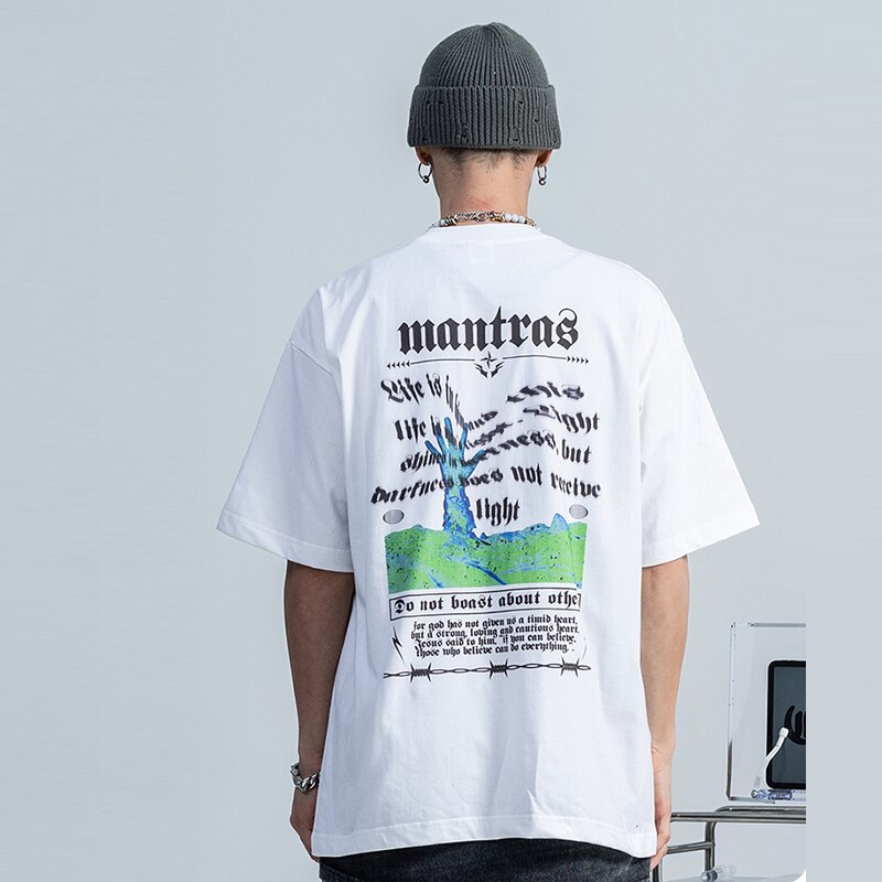 Mantras T-Shirt ,  - Streetwear Tee - Slick Street