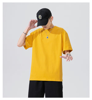 Pure Cotton Cashmere T-Shirt ,  - Streetwear Tee - Slick Street