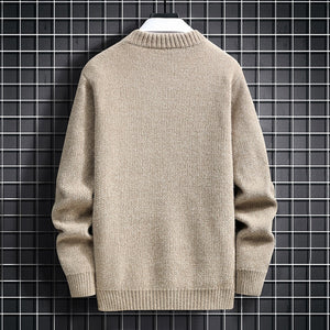 Golden Deer Knitted Sweater ,  - Streetwear Sweater - Slick Street