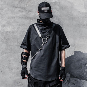 Maille Armor T-Shirt with Chain , - Streetwear T-Shirts - Slick Street