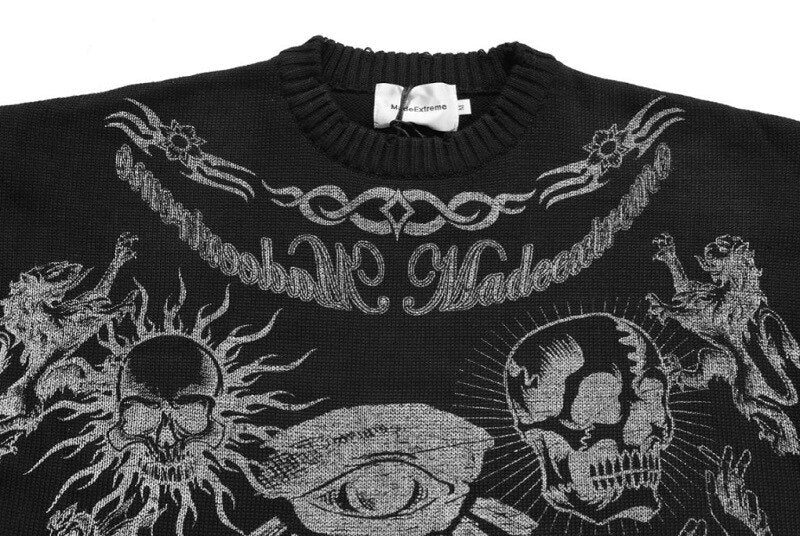 Demon Eye Sweater ,  - Streetwear Sweater - Slick Street