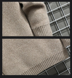 Golden Deer Knitted Sweater ,  - Streetwear Sweater - Slick Street