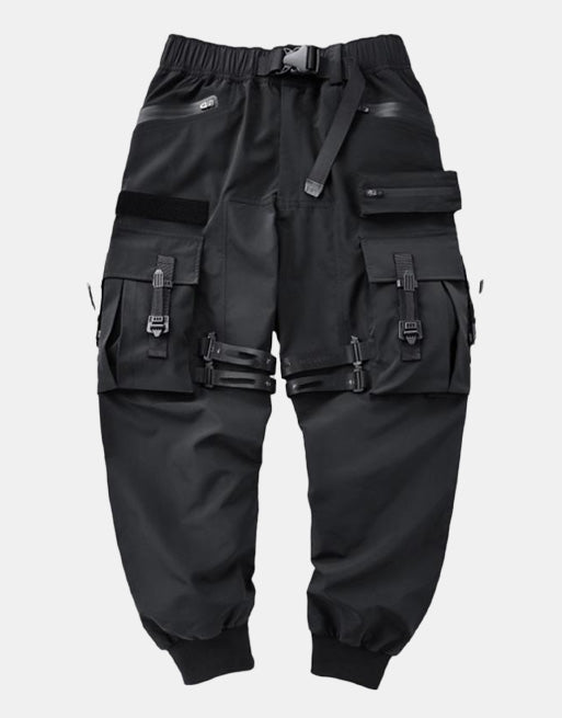 Night Owl V1 Cargo Pants XS, Black - Streetwear Cargo Pants - Slick Street