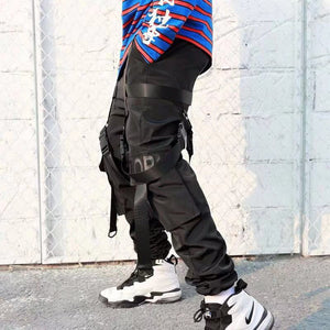 Yeshi Fight Cargo Pants XS, Black - Streetwear Cargo Pants - Slick Street