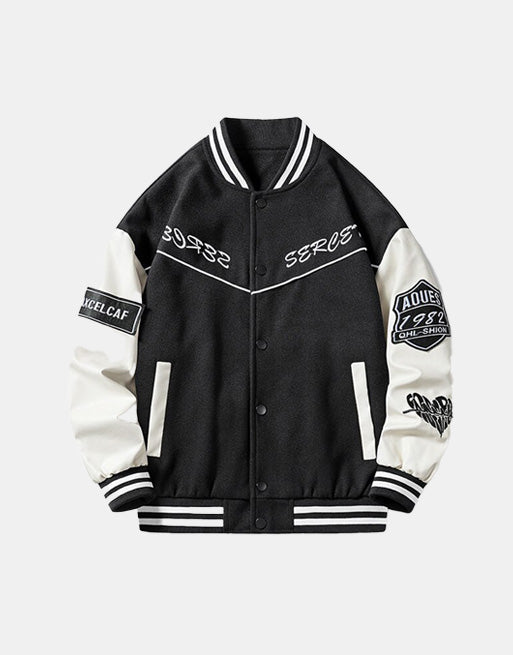 SERCE Varsity Jacket ,  - Streetwear Jacket - Slick Street