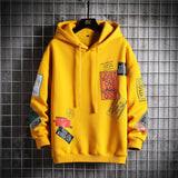 JWO Design Hoodie Yellow, XS - Streetwear Hoodie - Slick Street