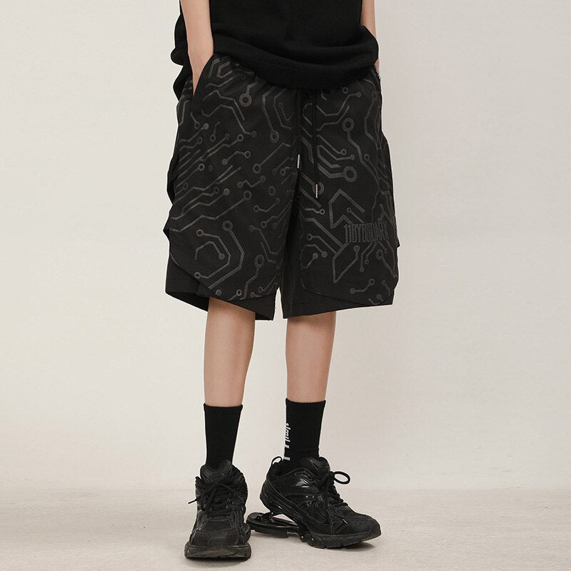 11BYBBSDARK Shorts Black, XS - Streetwear Shorts - Slick Street