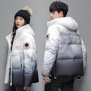 DQ Gradient Puffer Jacket ,  - Streetwear Jacket - Slick Street