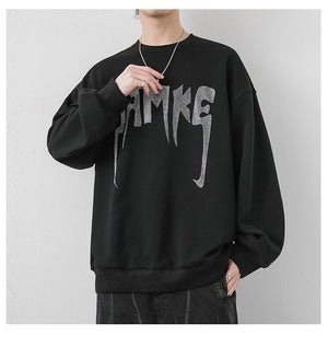 Retro JAMKE Printed Sweatshirt , - Streetwear Sweatshirts - Slick Street