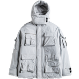 Snow Military Jacket Gray, XS - Streetwear Jackets - Slick Street