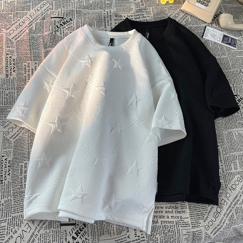 Youth Club Star Foaming Knitted T-Shirts ,  - Streetwear T-Shirt - Slick Street