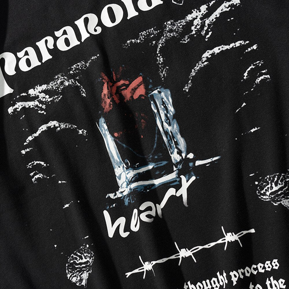 Paranoia T-Shirt ,  - Streetwear Tee - Slick Street