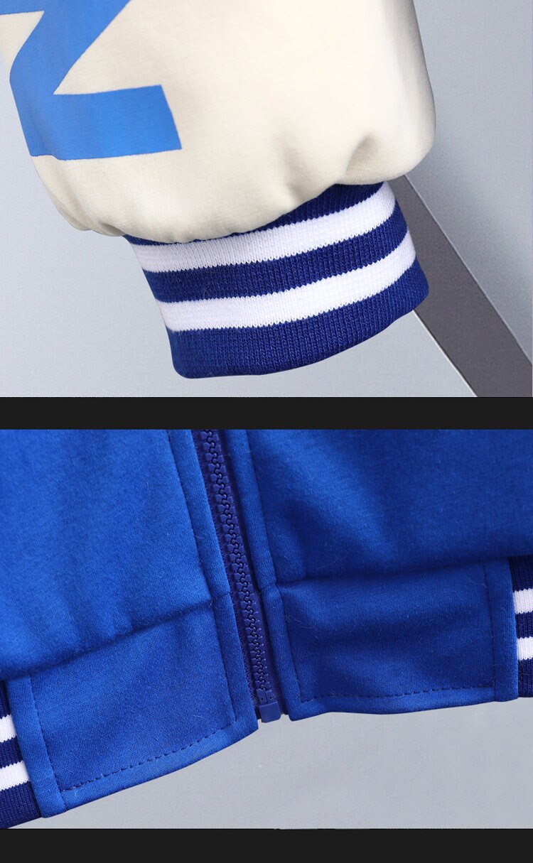 Slick 'M' Thermal Fleece Hooded Varsity Jacket ,  - Streetwear Jacket - Slick Street