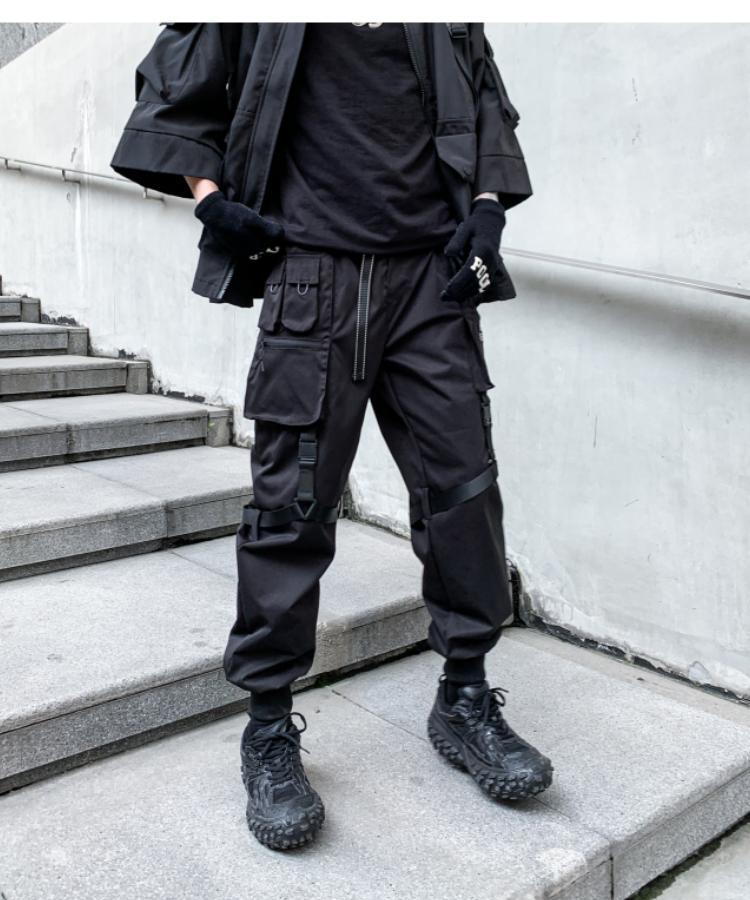 Black IV Cargo Pants ,  - Streetwear Cargo Pants - Slick Street
