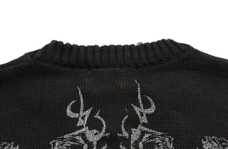 Demon Eye Sweater ,  - Streetwear Sweater - Slick Street