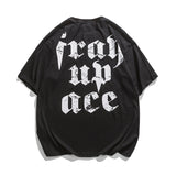 Frah Up Ace T-Shirt Black, XS - Streetwear T-Shirts - Slick Street