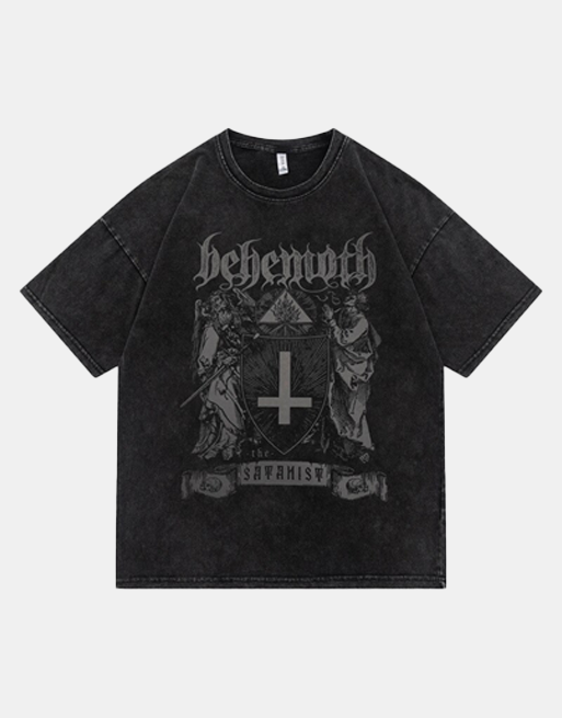 Behemoth T-Shirt Black, XS - Streetwear Tee - Slick Street