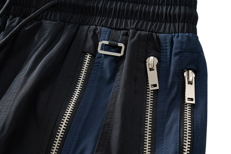 Hip Hop Style Straight Zipper Pants ,  - Streetwear  - Slick Street
