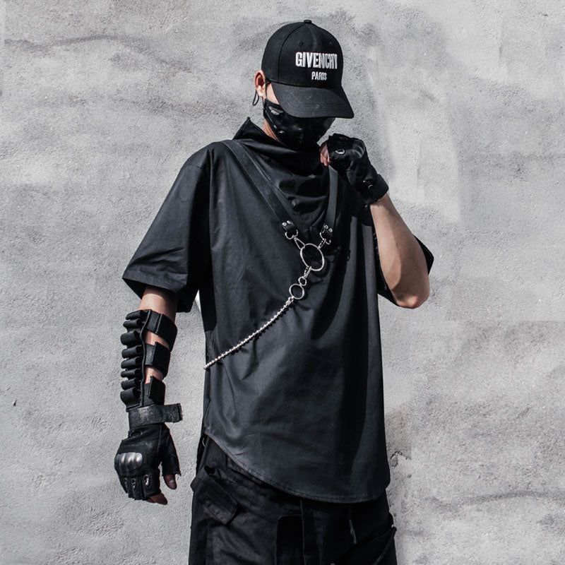 Maille Armor T-Shirt with Chain , - Streetwear T-Shirts - Slick Street