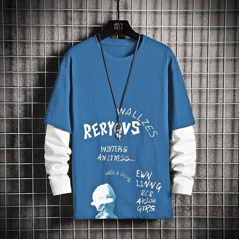Reryovs Sweatshirt Blue, XS - Streetwear sweatshirt - Slick Street