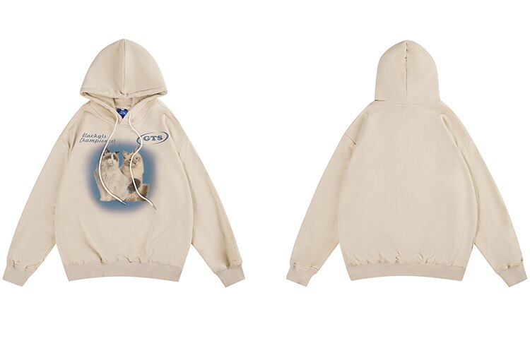 Champion Cat Graphic Hoodie ,  - Streetwear Hoodie - Slick Street