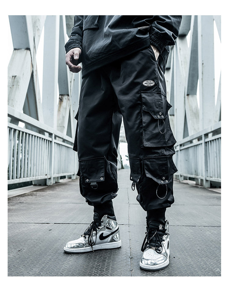 Dark Cosmic Cargo Pants ,  - Streetwear Cargo Pants - Slick Street