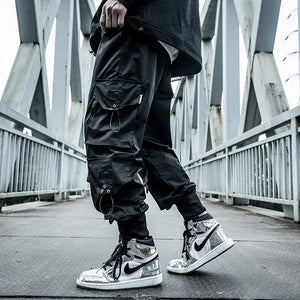 Dark Cosmic Cargo Pants ,  - Streetwear Cargo Pants - Slick Street