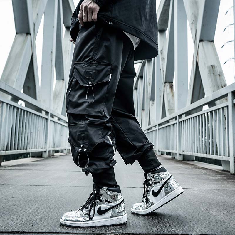 Dark Cosmic Cargo Pants ,  - Streetwear Cargo Pants - Slick Street