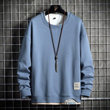 Aesthetic Modest Sweatshirt Blue, XS - Streetwear Sweatshirts - Slick Street