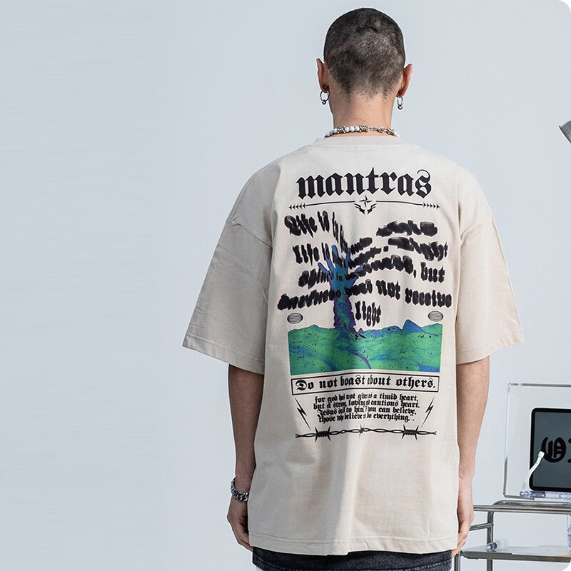 Mantras T-Shirt ,  - Streetwear Tee - Slick Street