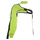 One Shoulder Top Fluorescent green, One size - Streetwear Tops - Slick Street