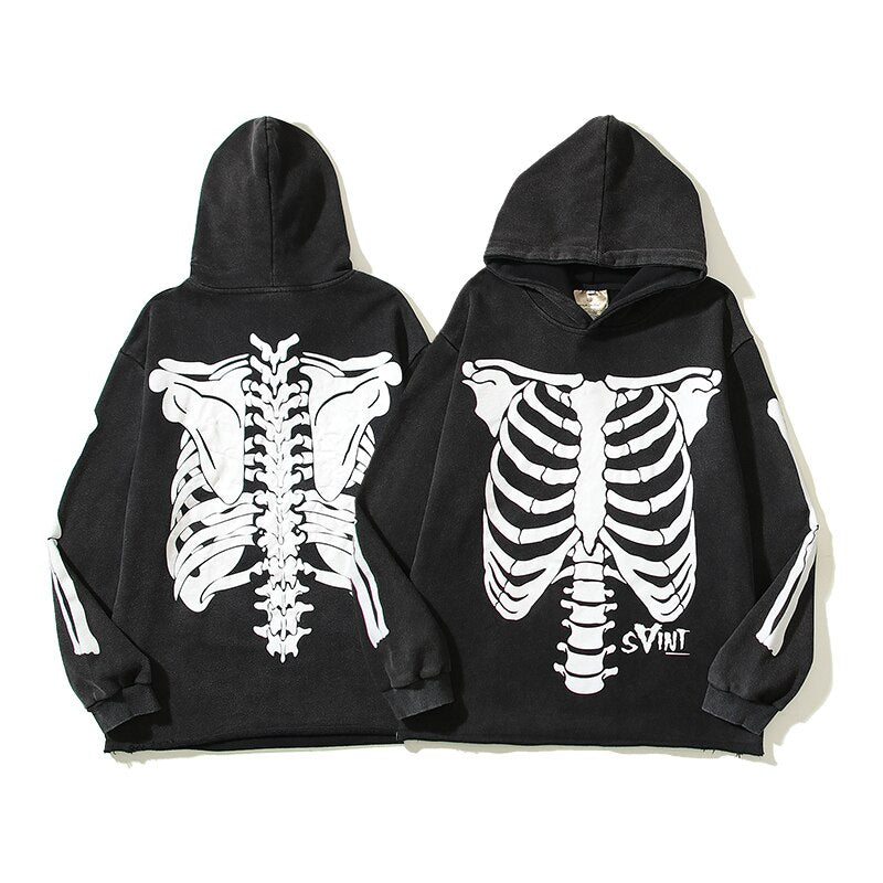 Saint Skeleton Hoodie ,  - Streetwear Hoodie - Slick Street