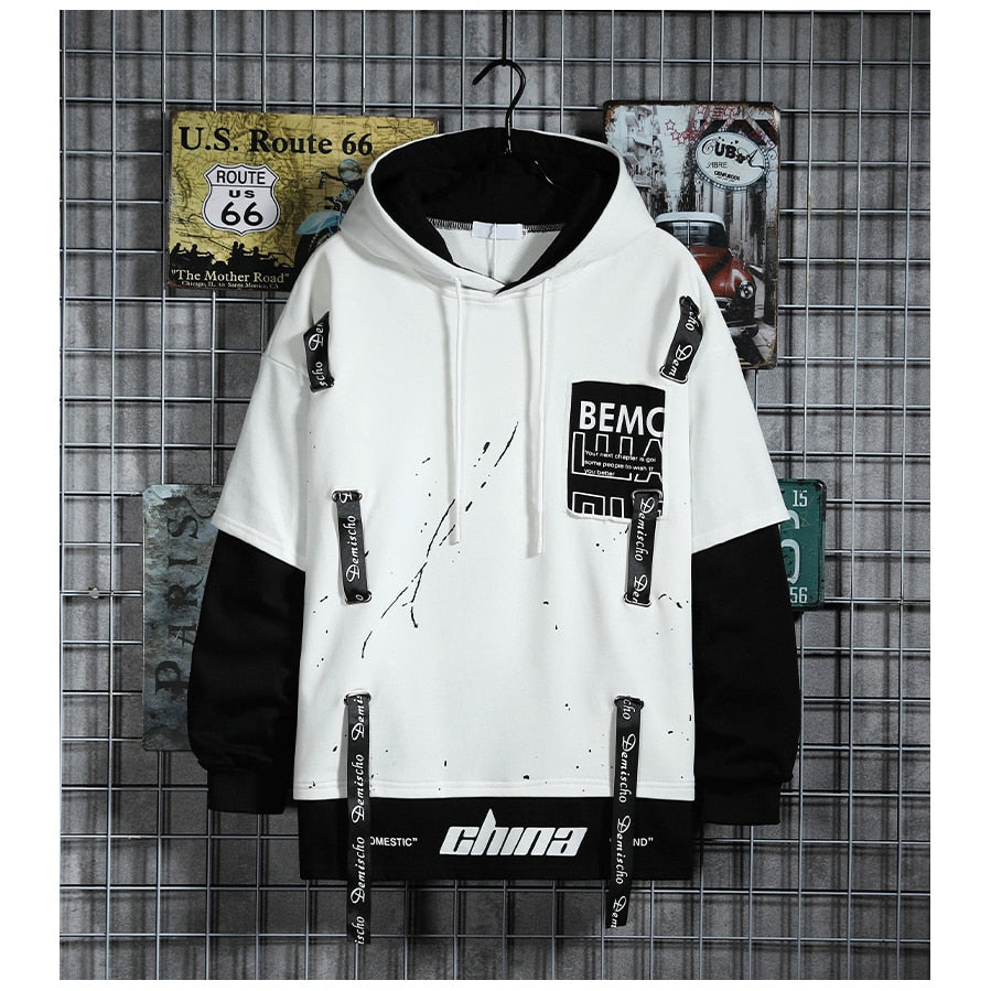 BEMC Meteor Hoodie White, XS - Streetwear Hoodie - Slick Street