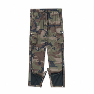 N923 Drawstring Camo Jacket & Cargo Pants Set XS, Cargo Pants - Streetwear Tracksuits - Slick Street
