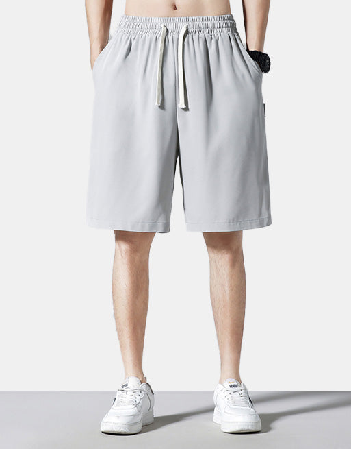 Basic Cotton Shorts Light Gray, XS - Streetwear Shorts - Slick Street