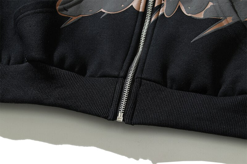 Tiger Beast 'S' Zip Hoodie ,  - Streetwear Hoodie - Slick Street